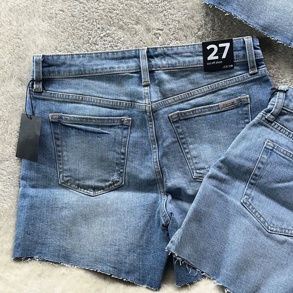 3 Pairs Joe's Jeans High Rise and Cut Off Shorts Size 27 Raw Hem - Picture 7 of 8